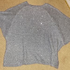 Grey Blouse With Sequins